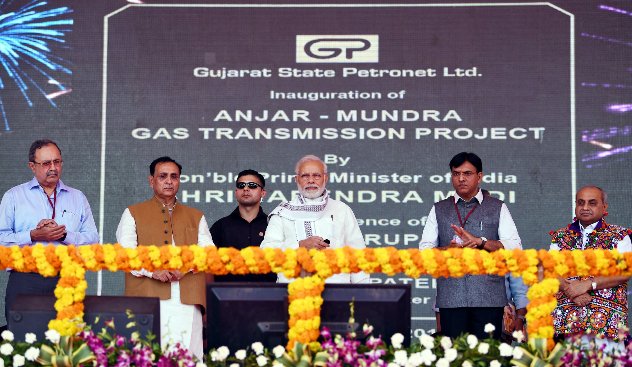 Narendra Modi inaugurates LNG terminal and pipeline projects at Anjar