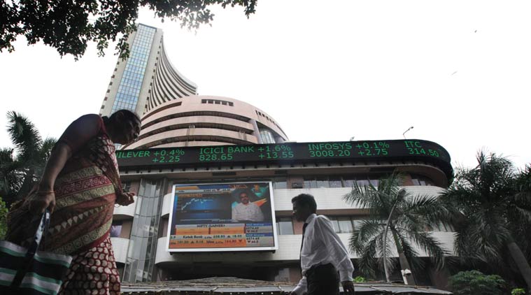 Sensex plummets 344 points on global meltdown