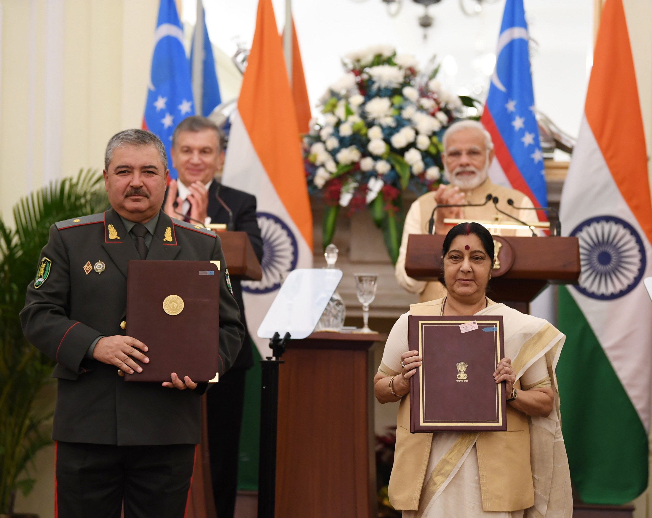 India, Uzbekistan ink 17 pacts; to deepen ties in counter-terrorism, defence
