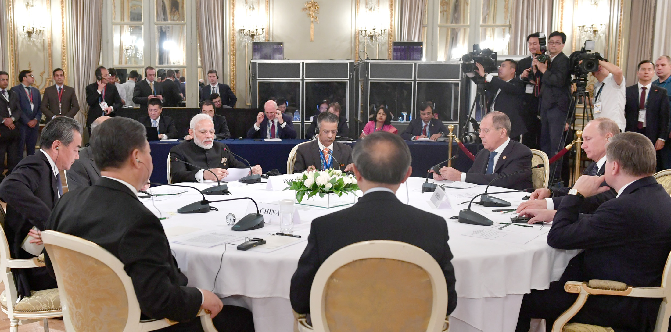 G-20 summit: Narendra Modi interacts with Donald Trump, Vladimir Putin and Theresa May