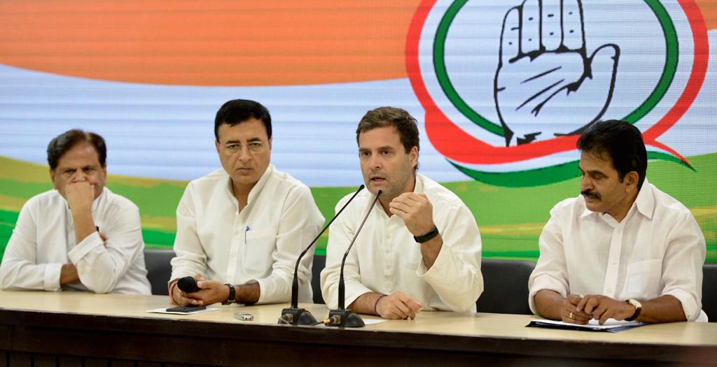 Rahul Gandhi promises min income scheme; 20 per cent families to get Rs 72,000 annually