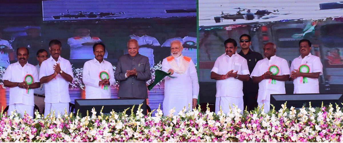 PM launches development projects in Kanyakumari