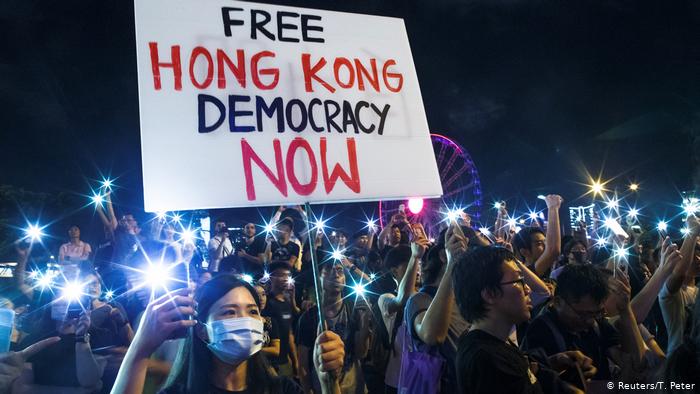 ‘P is for protest’: Hong Kong families join pro-democracy rally