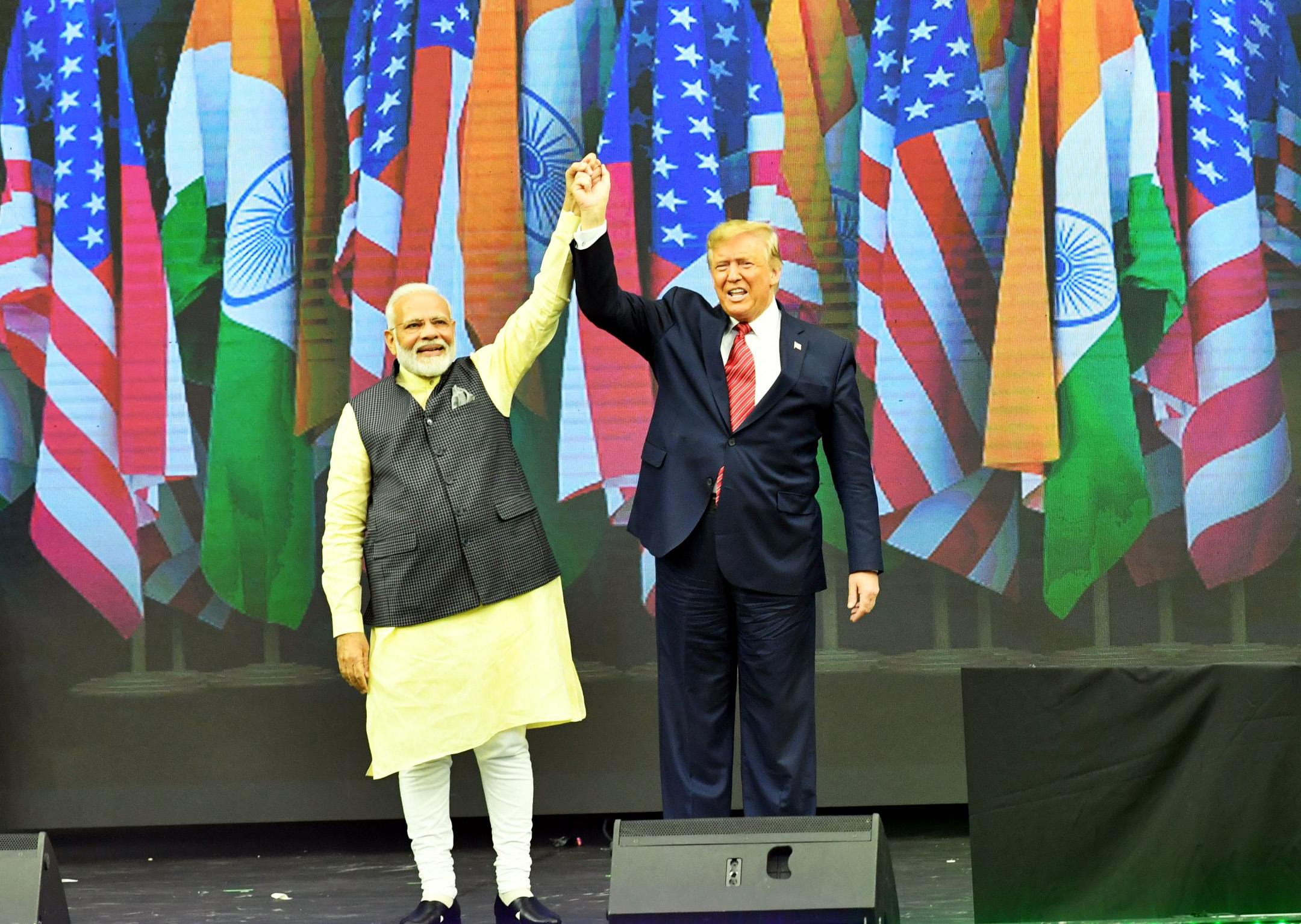Border security vital to both US and India: Donald Trump says in presence of Narendra Modi