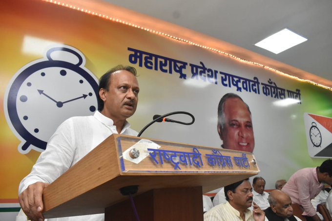 NCP, Congress will sit in opposition, says Ajit Pawar