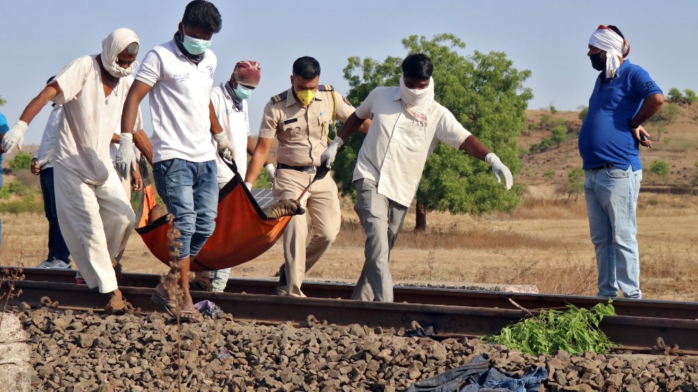 16 migrant workers crushed to death by goods train in Maharashtra