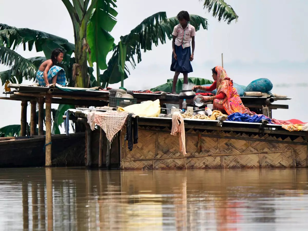 About 30,700 people of five Assam districts affected by flood