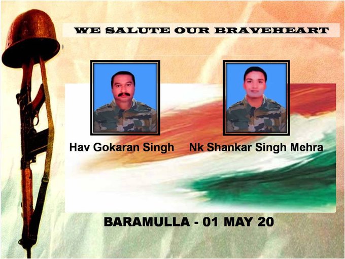 Army Colonel, Major among five security personnel martyred in encounter with terrorists in Jammu and Kashmir