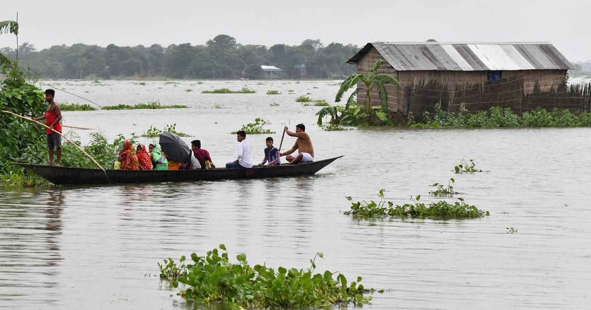 60,000 people affected by flood in six Assam districts