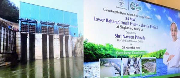 Naveen Patnaik inaugurates small hydropower project in Keonjhar