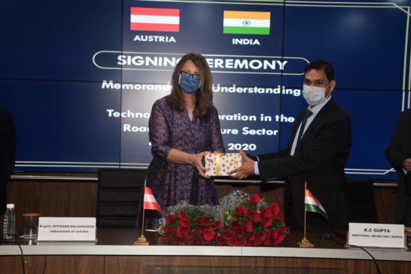 India signs MoU with Austria on technology cooperation in road infrastructure sector