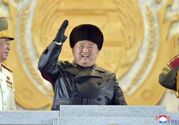 North Korea holds huge military parade as Kim Jong Un vows nuclear might