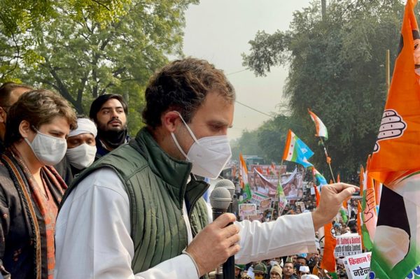 Rahul Gandhi seeks public support for campaign in favour of farmers