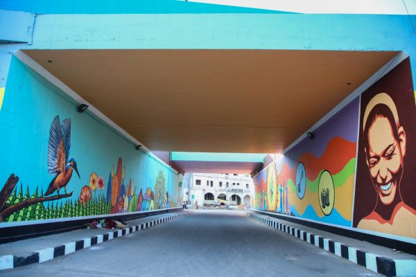 Nippon Paint unveils newly painted National Highway near Ranipet Toll gate
